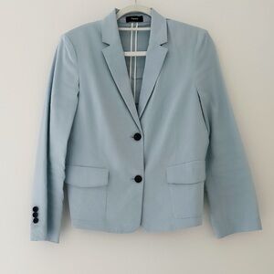 Theory Light Blue Fit Blazer